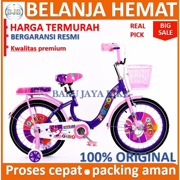 Sepeda mini Anak perempuan 18 inch GENIO LOOLA