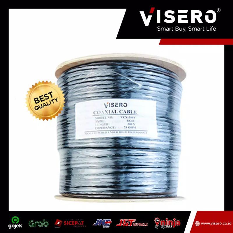 Kable RG6 Cable Parabola Coaxial 300Y Visero