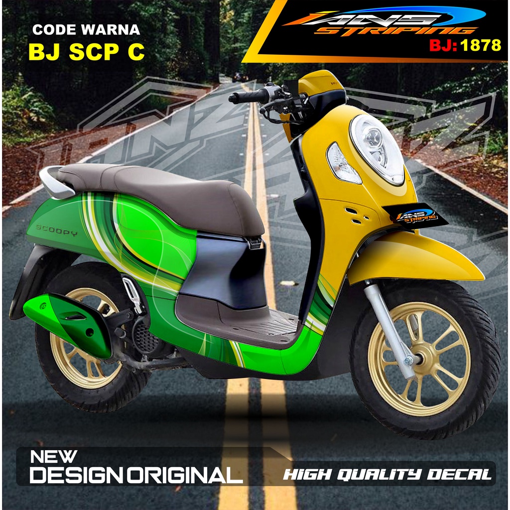 DECAL STIKER FULL BODY SCOOPY / STICKER ALL NEW SCOOPY / STIKER FULL BODY SCOOPY TERMURAH / STIKER MOTOR SCOOPY / STIKER MOTOR