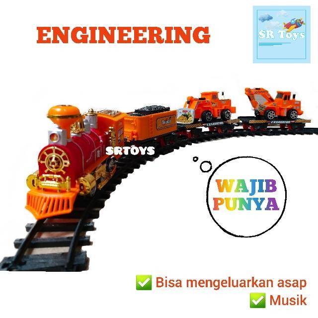 Mainan Kereta Api Keluar Asap Uap Ma Train Army Choochoo Tomis Shopee Indonesia