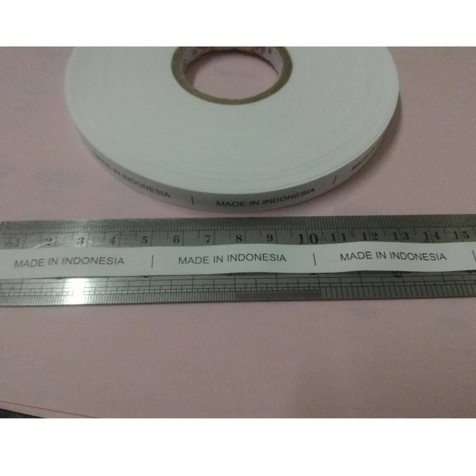 

《V-IAR 《❤ 2.000 pcs Made In Indonesia label; label baju,tas,sepatu,helm,sarung tangan,boneka dll