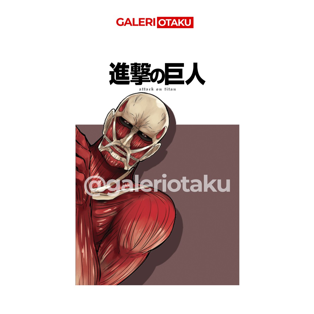 TOTE BAG KANVAS ANIME ATTACK ON TITAN / SHINGEKI NO KYOJIN / TOTE BAG TITAN / TOTE BAG ANIME