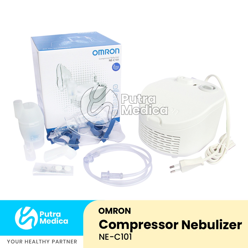 Omron Nebulizer NEC101 / Alat Mesin Terapi Uap