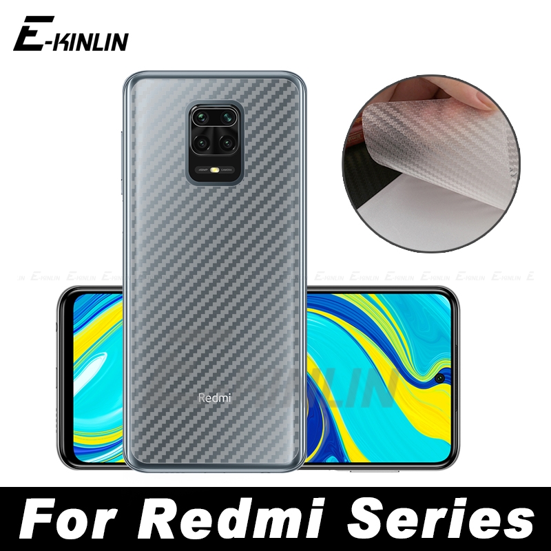 2 In 1 Camera Lens Tempered Glass for Xiaomi Redmi Note 9 9s Pro Max + Carbon Fiber Screen Protector