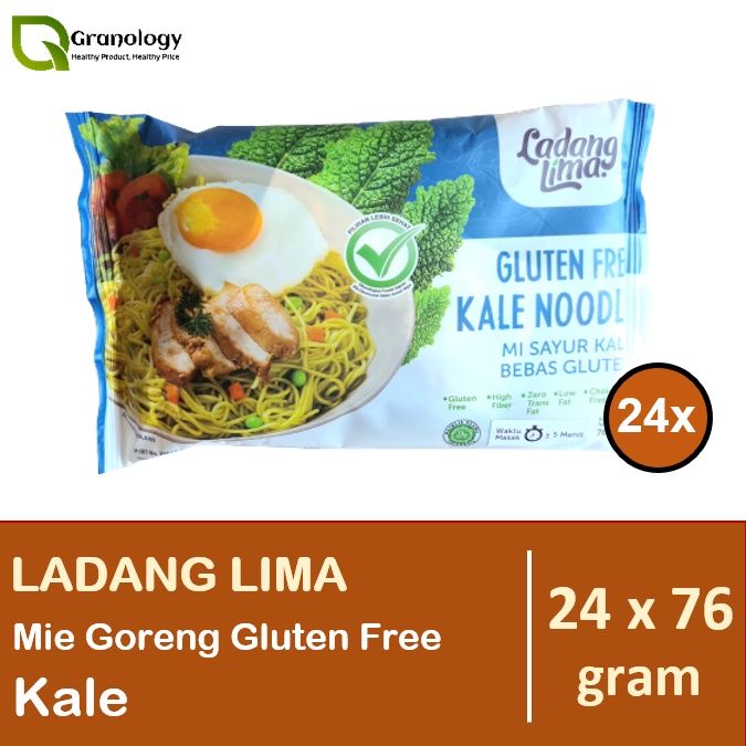 Ladang Lima Mie Goreng Bumbu Gluten Free Kale 1 dus 24 pcs