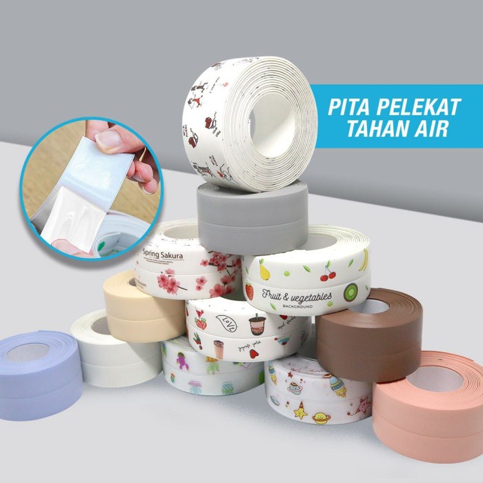

PROMO STIKER ANTI AIR DAN REMBES STICKER WASTAFEL DESERT WATER KITCHEN
