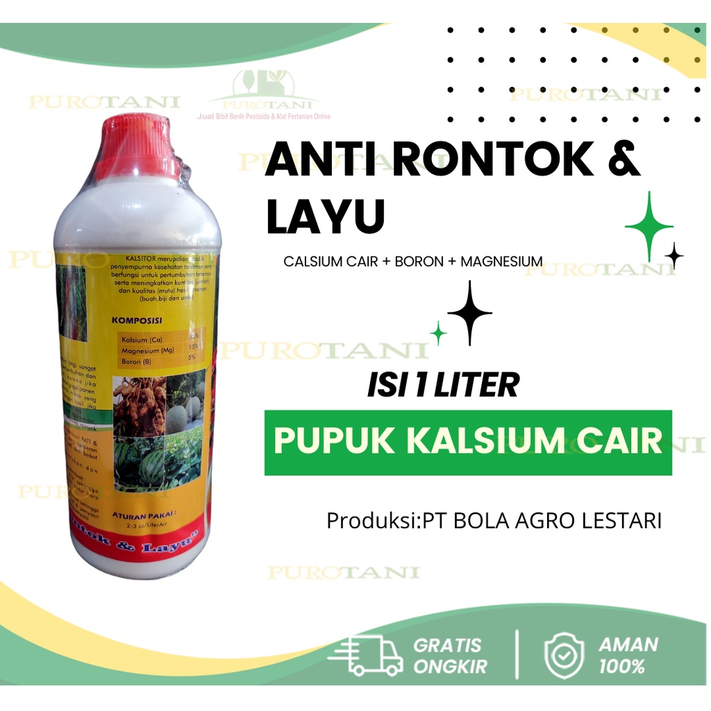 Pupuk Kalsium Cair Plus Boron Magnesium Kalsitor Calsium 1 Liter