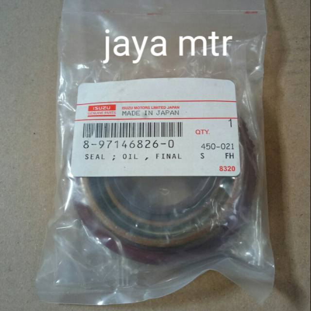 Seal pinion/seal gardan isuzu panther