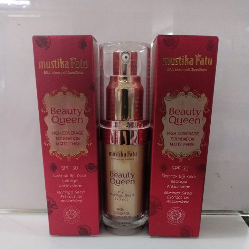 Beauty queen High coverage Foundation Matte Finish By mustika ratu