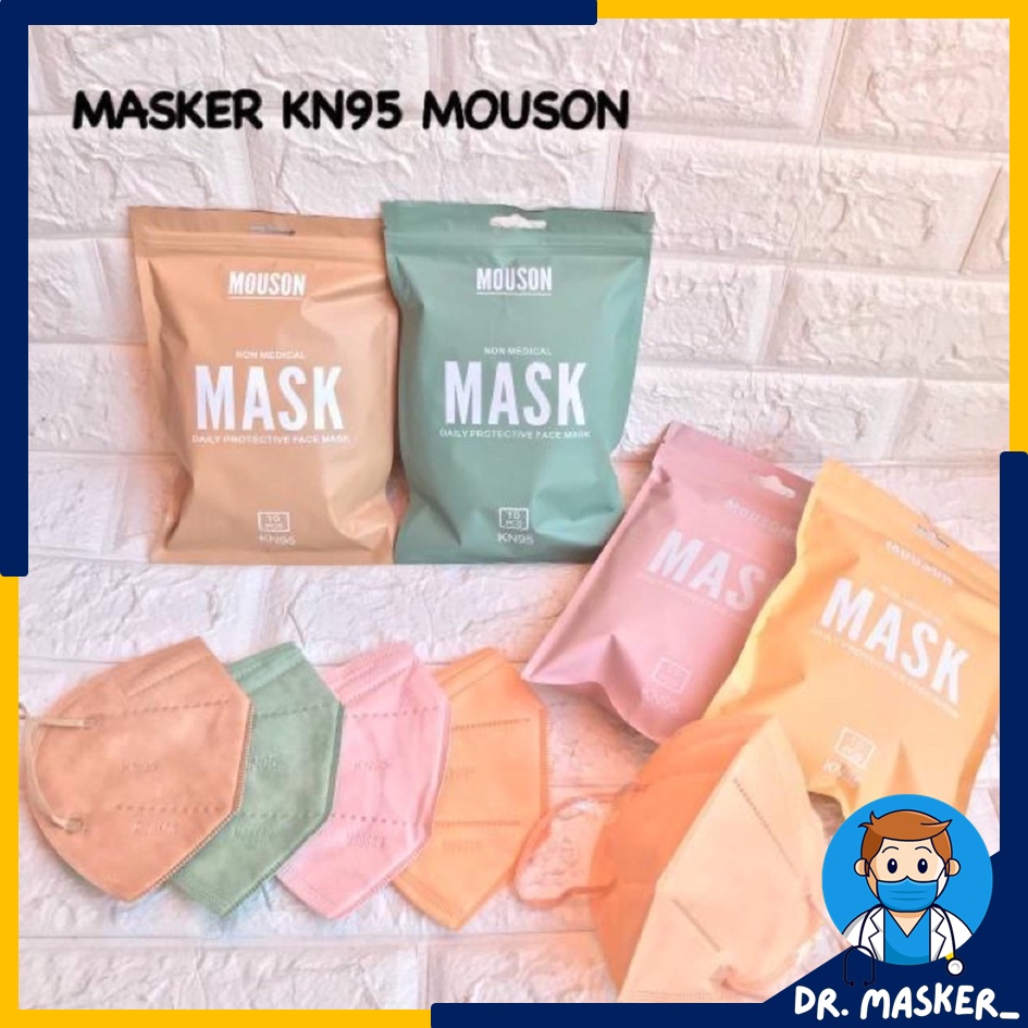 Masker KN95 Mouson / KN95 Mouson 5PLY / Mouson KN95 Original / Masker Non Medis KN95 Original / Mask