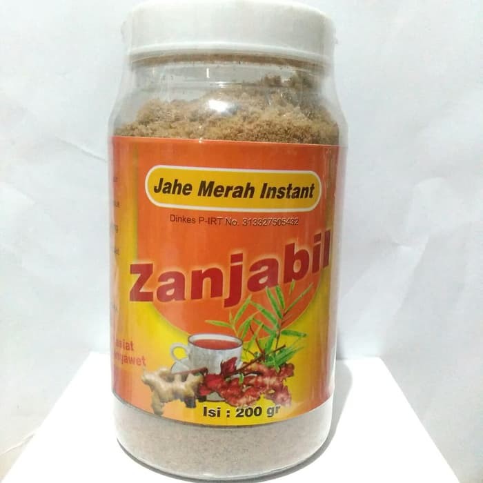 

jahe merah instan zanjabil toga nusantara Toples botol