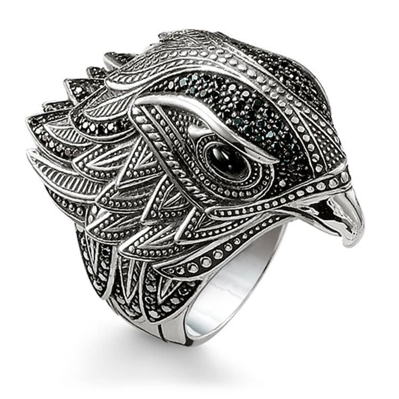 Anillo De Apertura De Animales De Estilo Gótico/Hombres Mujeres Animal Dragon Claw Serpiente/Vintage Punk Hip Hop Ajustable Joyería Regalo