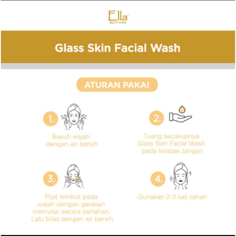 Ella Skincare Glass Skin Facial Wash