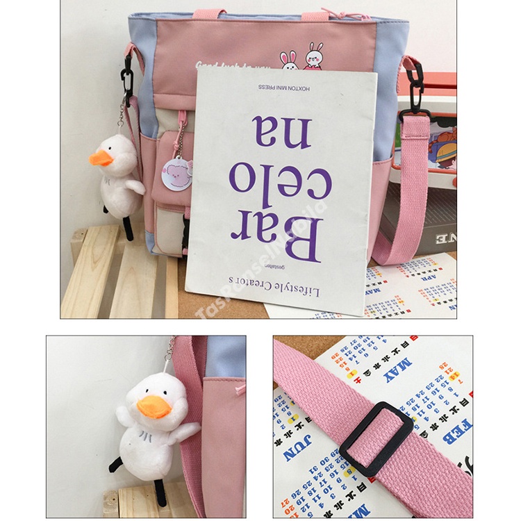 Tas Selempang dan Bahu Sekolah Anak Perempuan Korea Wanita Premium Fashion Murah Import