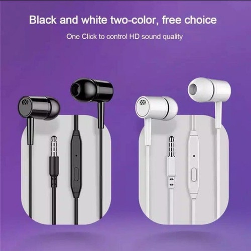 Handsfree D21 Earphone/ Headset Extra Bass Stereo Earphone