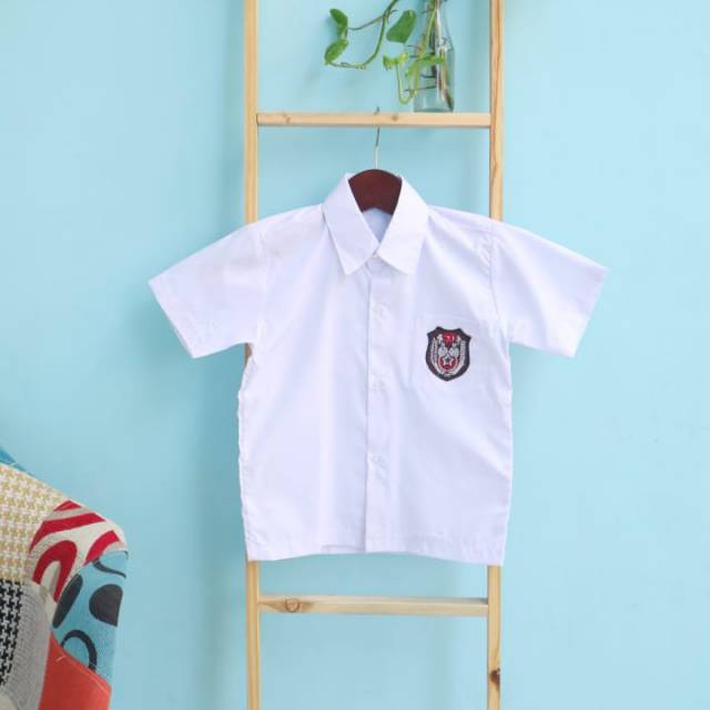 BAJU SERAGAM SD PENDEK RIO BAHAN BAGUS BAJU SERAGAM SD PENDEK DAN PANJANG (RIO) KEMEJA SD PENDEK HEM SD SERAGAM SEKOLAH SD PENDEK BAJU SERAGAM SEKOLAH