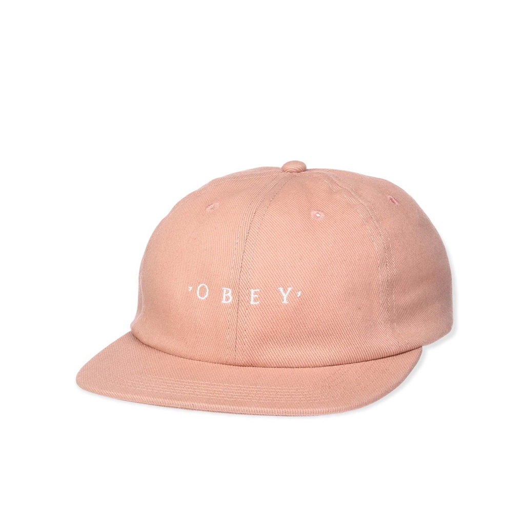 OBEY TEMPER 6 PANEL STRAPBACK CAP - ROSE | ORIGINAL