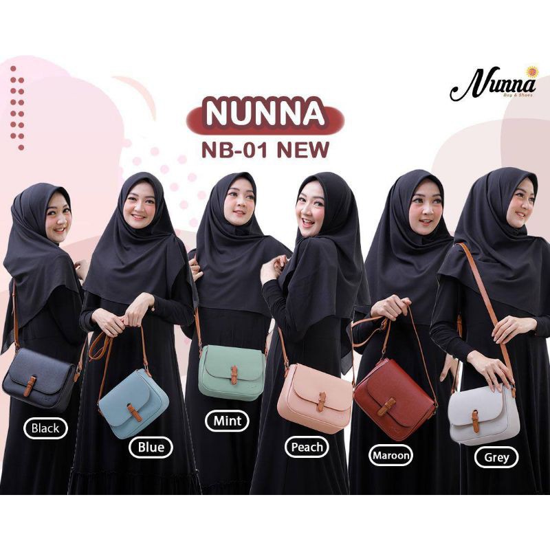NUNNA - NEW NB 01 ORIGINAL NUNNA /TAS KULIT SINTESIS/ SHOULDER BAG