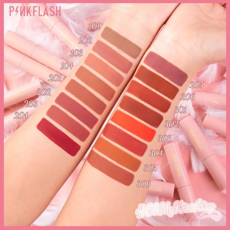 PINKFLASH / LIPSTICK / KISS AIR MATTE LIQUID LIPSTICK