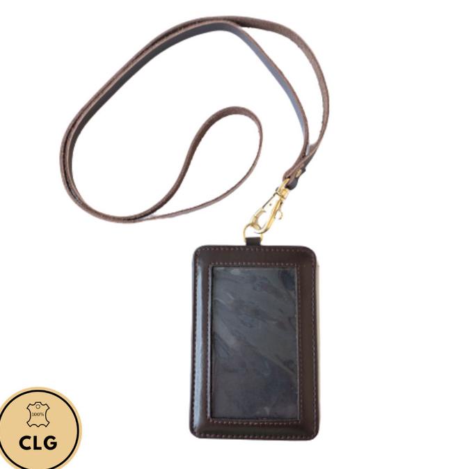 

BISA COD Name Tag. ID Card Holder. Landyard KULIT ASLI PROMOKode 3939