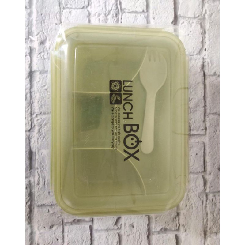 Lunch Box Kaixin 8233 4 Sekat Anti Tumpah