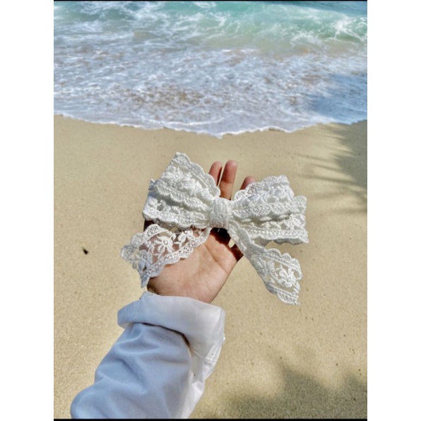 connector vintage renda sailor bow - connector masker