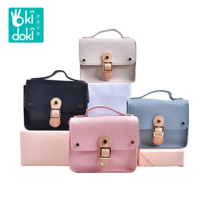 OKIDOKI Hand Bag Leather Asst D008-1 Sw - Tas Selempang Wanita
