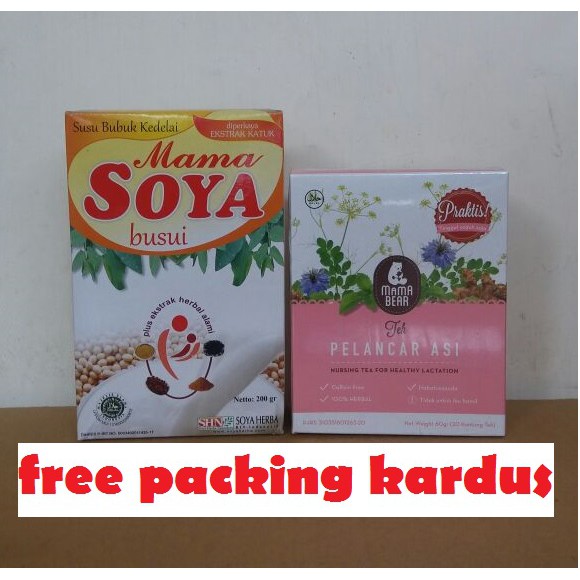 Paket duet mama soya dan mama bear asi booster nya para artis