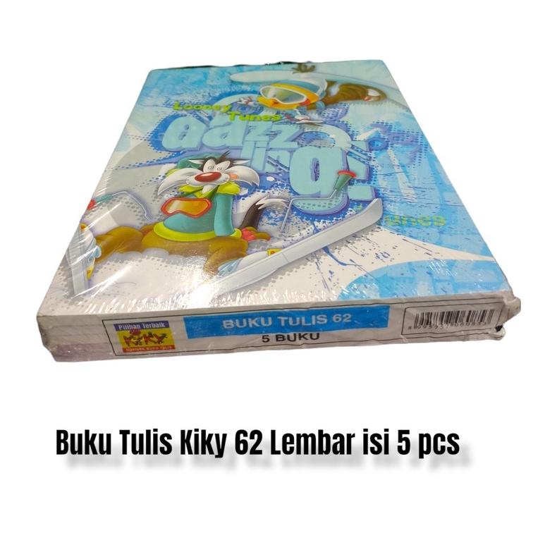

Terbaru! Buku Tulis Sekolah KIKY 62 Lembar isi 5 pcs buku Motif Random - Shsnp ダ