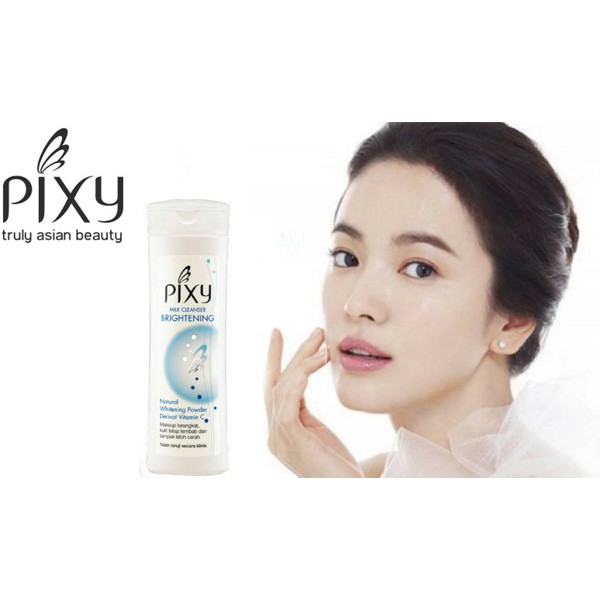 PIXY MILK CLEANSER BRIGHTENING NATURAL WHITENING POWDER DERIVAT VITAMIN C 100ML -