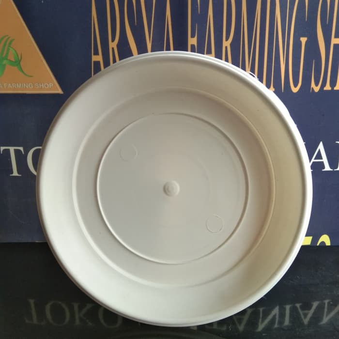 Dijual Alas Pot / Tatakan Pot 30 cm - Putih Terlaris