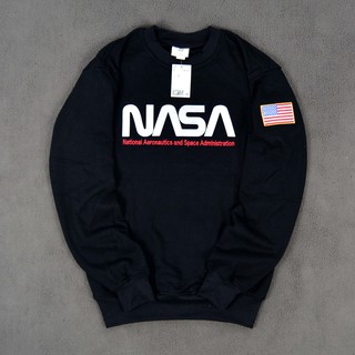 Sweater Crewneck NASA H&M Script Premium Quality | Shopee ...