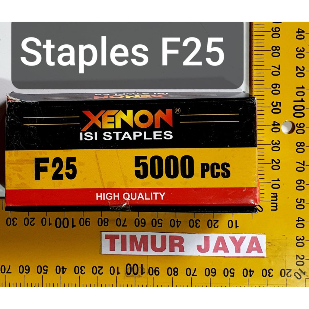 MOLLAR ISI Paku Staples Tembak Bentuk I 25 mm F25 air nailer