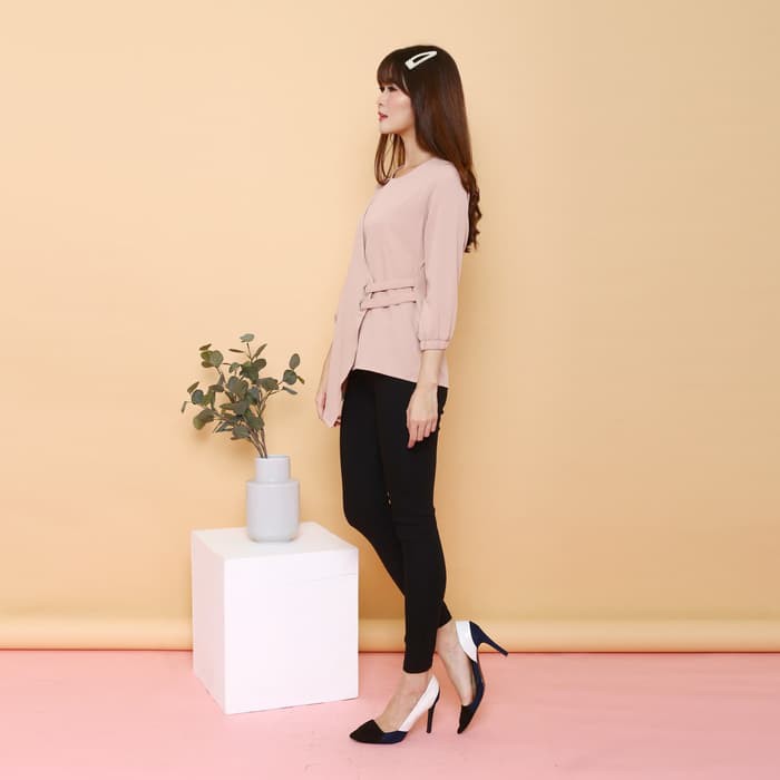Chamele Atasan Blouse Wanita Symetry Bahan Moscrepe Premium 2151