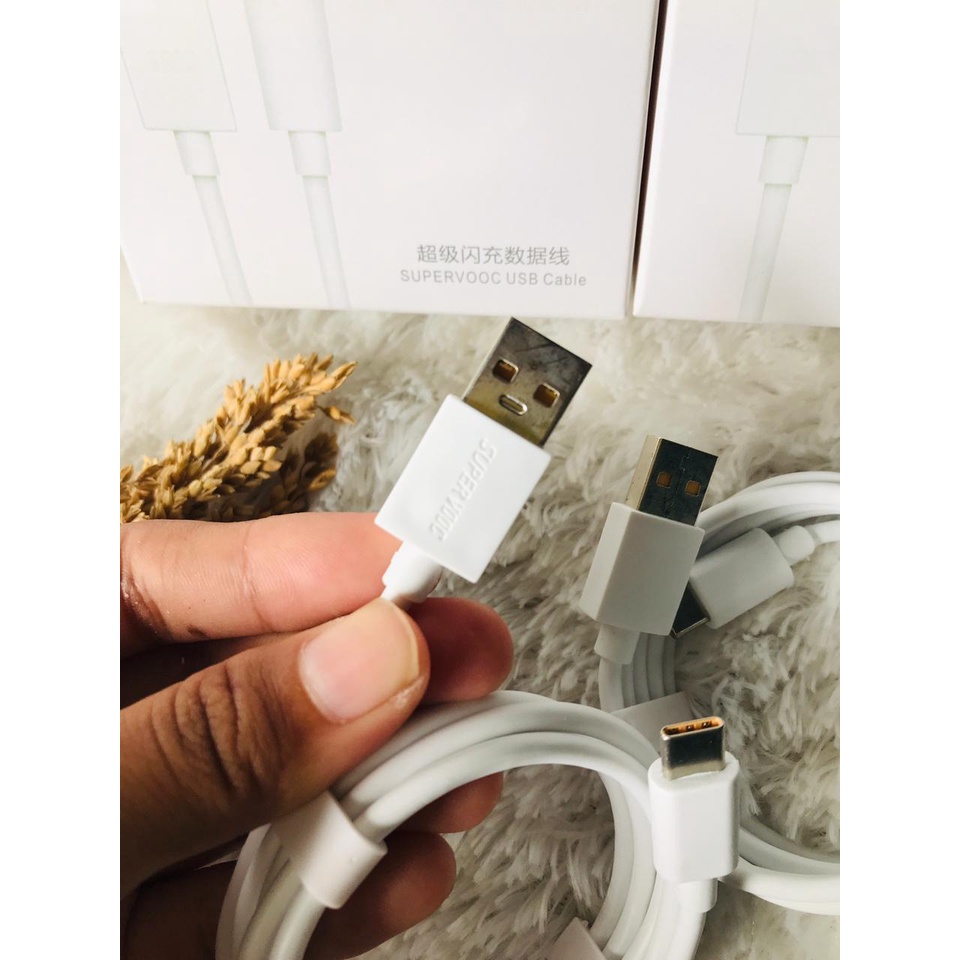 OPPO Kabel Data USB Fast Charging Cas Original Cable VOOC Type C