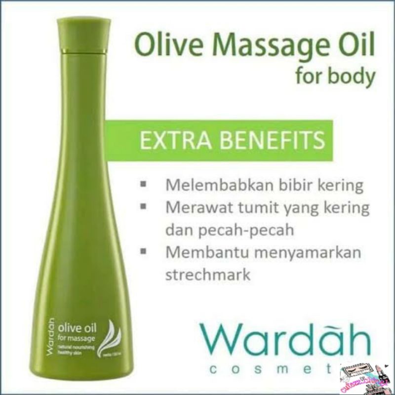 ☃Cutezz_Ching1☃Wardah Olive Oil for Massage 150 ml