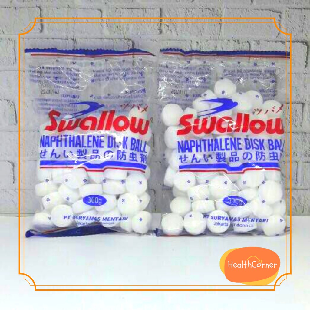 Swallow Napthalene 300gr - Kamper Kapur Barus Pakaian