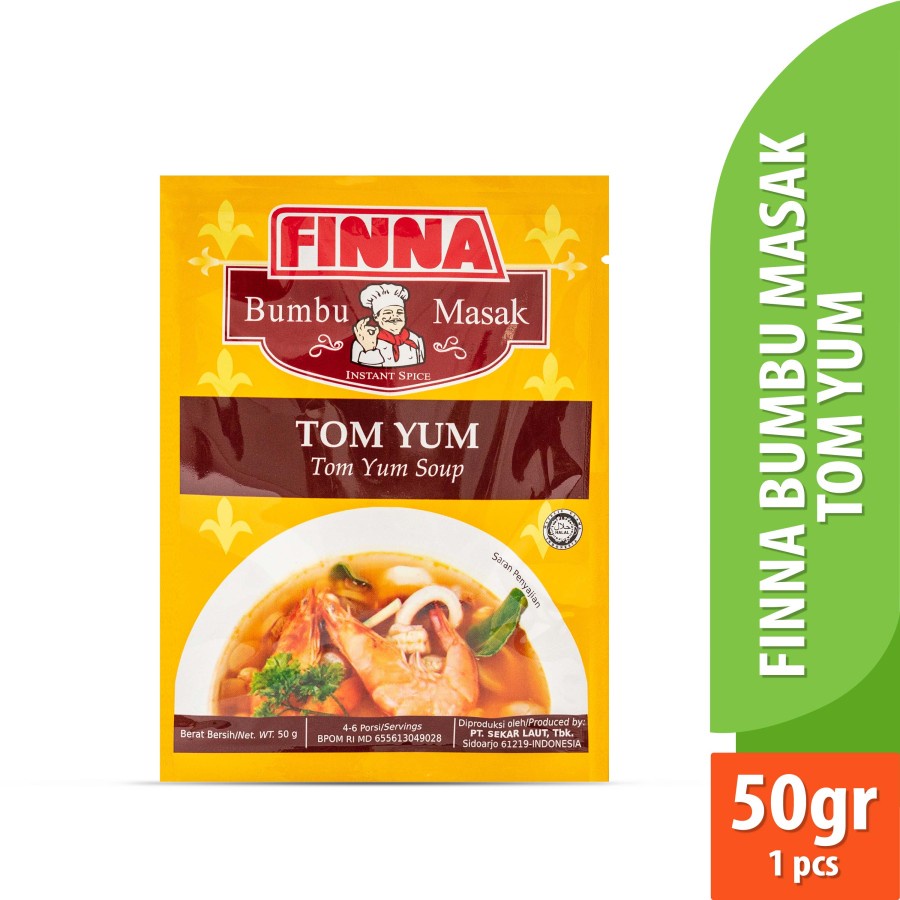 BUMBU MASAK TOM YUM FINNA 50GR SACHET HALAL TOMYUM