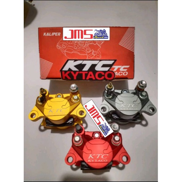 kaliper ktc kytaco 2 piston universal Mio beat Vario mx Fu mx king Vixion aerox nmax soul rxk scoopy satria f150 Sonic cbr150 r15 ninja r/rr ninja 250 Jupiter MX Vega blade