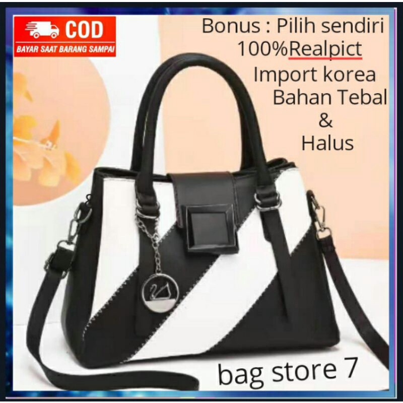 TAS SELEMPANG BAHU WANITA CEWEK PEREMPUAN REMAJA SHOULDER BAG KOREA IMPORT ORIGINAL BRANDED BATAM KA