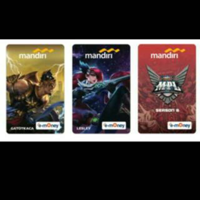 Mandiri eMoney MOBILE LEGENDS ORI /Like eTOLL Tapcash Flazz or Brizzi