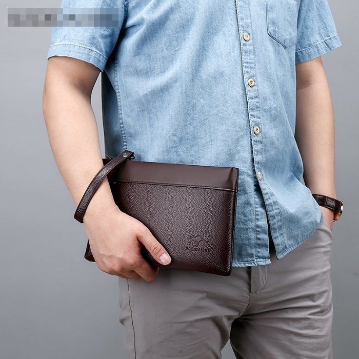 BJ25961 - BLACK/BROWN - TAS CLUTCH DOMPET PRIA HANDBAG TAS TANGAN  FASHION IMPORT MODIS ELEGAN TERMURAH TERLARIS TERBARU BAGSTORE JAKARTA TAS BATAM JT5961 ZCJ5962 ZCJ5964