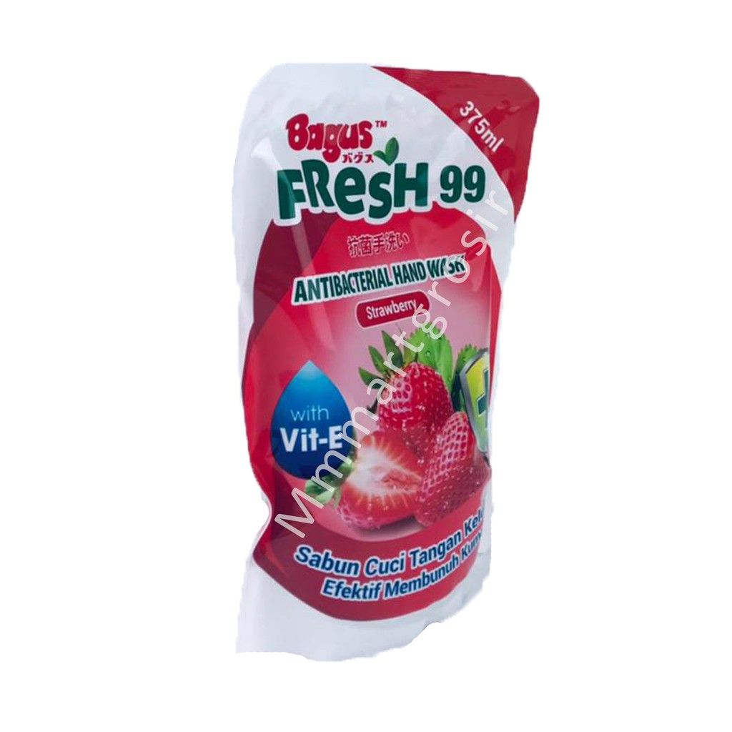 Bagus Fresh99 / Hand Wash Strawberry / Sabun Cuci Tangan / 375ml