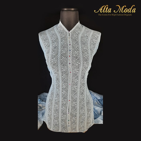 

Alta Moda Brokat Perancis All Over Kebaya White