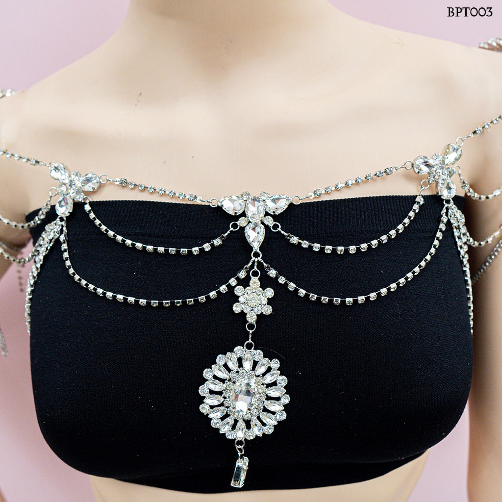 [READY STOCK] BRIDAL BOLERO CRYSTAL AKSESORIS PERNIKAHAN WANITA BPT003