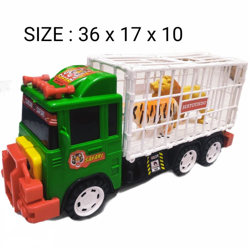 Mainan Anak Mobil Truck Hewan GBK 3014 KR Animal Truck Friction