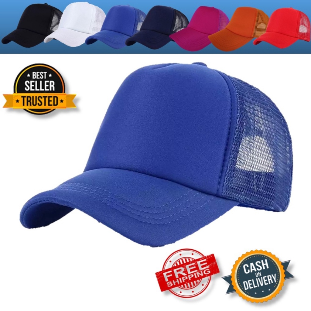 TOPI JARING POLOS PRIA/WANITA