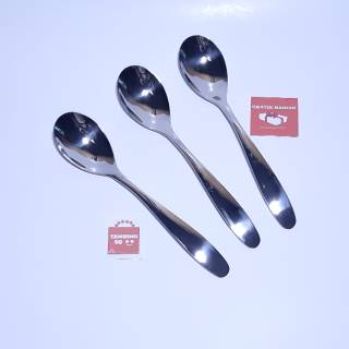 Sendok Makan  Stainless Steel Warna Silver Asli Jepang  Unik 