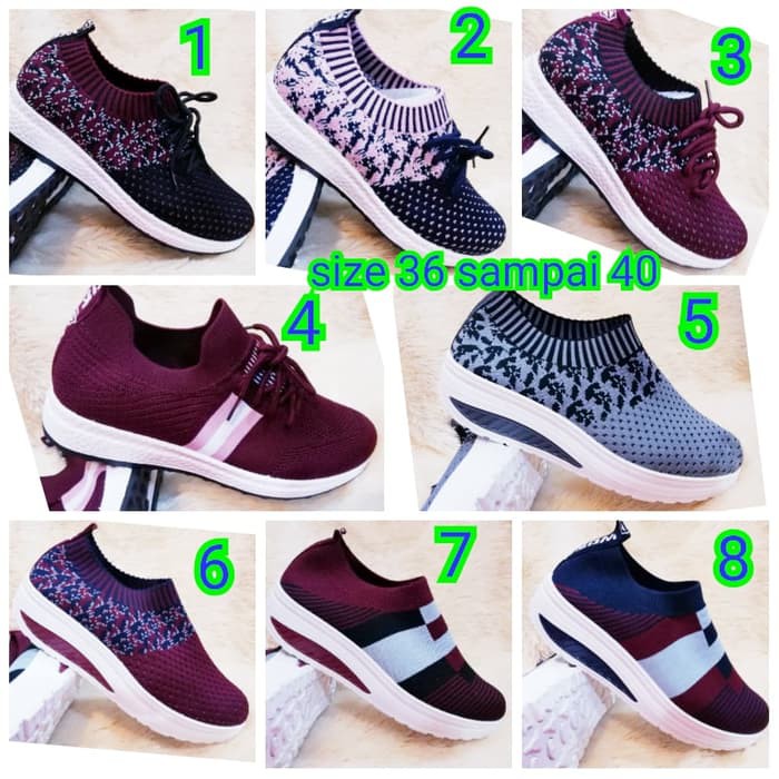 Best Seller SEPATU FASHION SPORT WANITA TERBARU/SEPATU SLIP ON WANITA/SEPATU SLOP Berkualitas