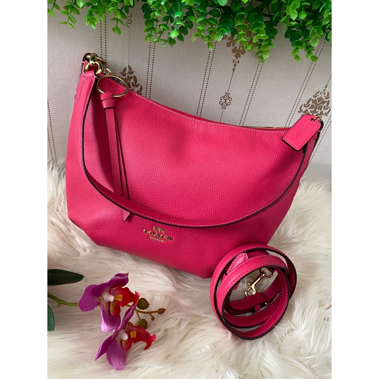 Tas Coach 91028 Skylar Hobo Small Electric Pink New Original